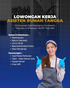 Peluang Karir sebagai Asisten Rumah Tangga Profesional di Purwakarta!
