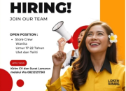WE ARE HIRING! LOWONGAN KERJA STORE CREW – KHUSUS WANITA DI SUBANG!