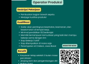 Lowongan Kerja Operator Produksi PT. TKG Taekwang Cirebon Jawa Barat (Juli 2025) – Lulusan SD/Sederajat!