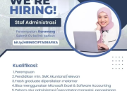 Lowongan Karawang – Staf Administrasi PT Cipta Grafika