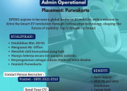 Lowongan Admin Operational XPENG Purwakarta (Juli 2025) – Peluang Karir di Industri Otomotif EV!