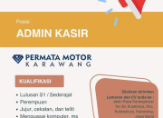 Lowongan Kerja Admin Kasir di Permata Motor Karawang – Info untuk Wilayah Tasikmalaya dan Sekitarnya