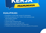 Lowongan Kerja Pramuniaga Pusat Gadai Nusantara Penempatan Purwakarta