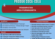 Lowongan Kerja MOTORIS EVENT (AGT-OKT) PRODUK COCA-COLA & PROMOTOR KREDIVO OUTLET ELEKTRONIK Penempatan Purwakarta