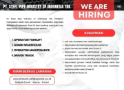 Lowongan Kerja PT. Steel Pipe Industry of Indonesia Tbk (SPINDO) Karawang
