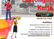 Lowongan Kerja Sales Promotor Brand Polytron – Purwakarta