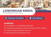Lowongan Kerja PT. Meubelindo Inreno Jaya untuk posisi Operator Produksi Penempatan Bekasi