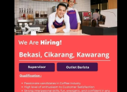 Lowongan Kerja Janji Jiwa Supervisor dan Outlet Barista di Bekasi, Cikarang, dan Kawarang