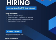 Lowongan Kerja Accounting Staff & Nutritionist oleh Sarjana Pendobrak Pembangunan Indonesia