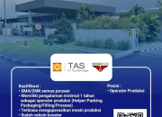 Lowongan Kerja Operator Produksi PT Tirta Alam Segar Cibitung Bekasi Terbaru 2025