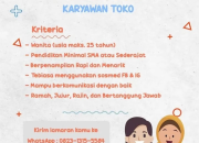 Lowongan Kerja Karyawan Toko Optik B. Riski di Purwakarta