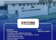 Lowongan Kerja Operator Produksi di PT Kyowa Indonesia