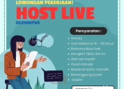 Lowongan Kerja Host Live di DIGIMARKPWK