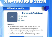 Lowongan Kerja Personal Assistant di Million Consulting, Bekasi