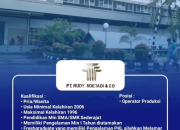 Loker Terbaru Operator Produksi di PT Rudy Soetadi & Co