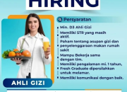 Loker Terbaru Ahli Gizi di Rayhan Hospital Subang