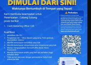 Lowongan Kerja Credit Marketing Officer CAR di Mandiri Utama Finance (MUF) Cabang Subang
