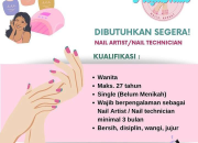 Loker Nail Artist / Nail Technician FreyaNails di Bekasi