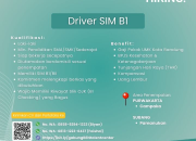 Lowongan Kerja Driver SIM B1 – Penempatan Purwakarta, dan Subang