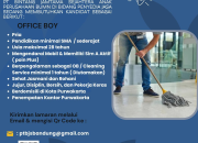 Lowongan Kerja Office Boy di PT Bintang Jamtama Sejahtera Purwakarta