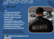 Lowongan Kerja Security di PT Bintang Jamtama Sejahtera Purwakarta