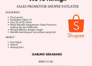 Lowongan Kerja Sales Promotor Shopee Paylater di PT Bermuda Advertising (Gaji Pokok + Insentif Menarik)