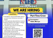Lowongan Kerja Part Time Crew K-Life (Tebet & Meruya) di PT Bahtera Ritel Indonesia (Min. SMA/SMK)