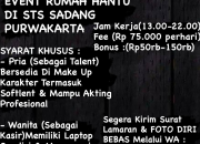 Lowongan Kerja Crew/Talent Event Rumah Hantu Purwakarta