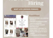 Lowongan Kerja Host Live (Khusus Minggu) Javina Purwakarta (Loker Part-Time 2025)