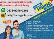 Loker Account Executive XL Smart CBN (XL Axiata) di Karawang, Purwakarta, Subang