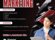 Loker Terbaru Marketing di Honda Bintang Alam Jaya Bandung – Karir Menarik 2025