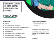 Lowongan Kerja Perawat Wanita Berpengalaman Wellness Center di Galaxy, Bekasi Selatan 2025
