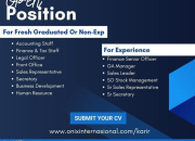 Lowongan Kerja PT Onix Internasional Pasifik: Peluang Karir Fresh Graduate dan Experienced di Jakarta dan Seluruh Indonesia