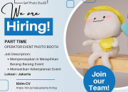 Lowongan Kerja Part Time Operator Event Photo Booth NALA Self Photo Studio di Jakarta 2025
