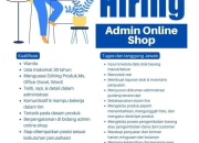 Lowongan Kerja Admin Online Shop Cahaya Mitra