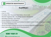Lowongan Kerja Operator Maintenance HOGY – Minimal SMK Terbaru 2025