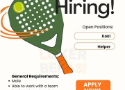 Loker Terbaru Barista, Kasir, Waiter, Koki, dan Helper di AF PADEL 2025