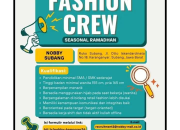 Loker Fashion Crew Seasonal Ramadhan NOBBY Subang Terbaru 2025 – SMA / SMK