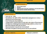 Loker FUKAYA Revo Mall : CDP, Captain, Crew Kitchen & Service (Walk in Interview)