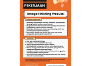 Loker Tenaga Produksi Finishing (Cetak) Shakira Grafika Purwakarta (SMA/Sederajat)