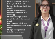 Kesempatan Emas! Lowongan Kerja Customer Service yang Komunikatif dan Profesional (SMA/SMK Sederajat)