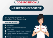 Lowongan Kerja Marketing Executive Honda Daya Motor Kiaracondong 2025
