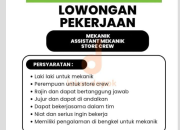Lowongan Kerja Mekanik & Store Crew Kawasaki Nushana Parung 2025