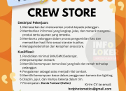 Lowongan Kerja Crew Store Photomatics di Dunia Fantasi (Dufan) 2025