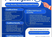 Lowongan Kerja Indokarta Logistik 2025: Driver, Security, Crew Packing, dan Staff Finance