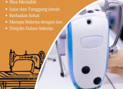 Lowongan Kerja Penjahit di CV Bobo Jaya Mandiri Karawang – Loker Terbaru 2025