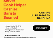 Lowongan Kerja Resto Sedap Makmur 2025: Server, Cook Helper, hingga Barista