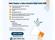 Lowongan Kerja Sales Counter & Sales Executive Mobil Listrik AION di PT Indosentosa Trada