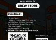 Lowongan Kerja Crew Store d’ROASTING Karawang & Purwakarta Terbaru 2026