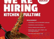 Lowongan Kerja Kitchen Fulltime di Ramen Head Outlet Bekasi Terbaru 2025